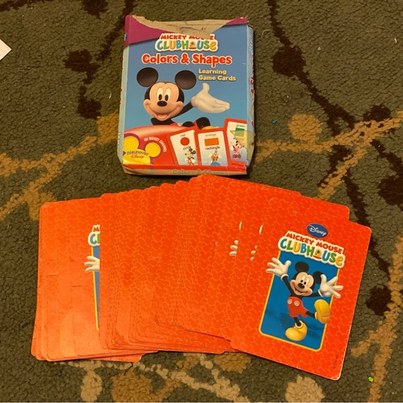 Disney | Toys | Mickey Mouse Clubhouse Flash Cards Learning Workbook ...